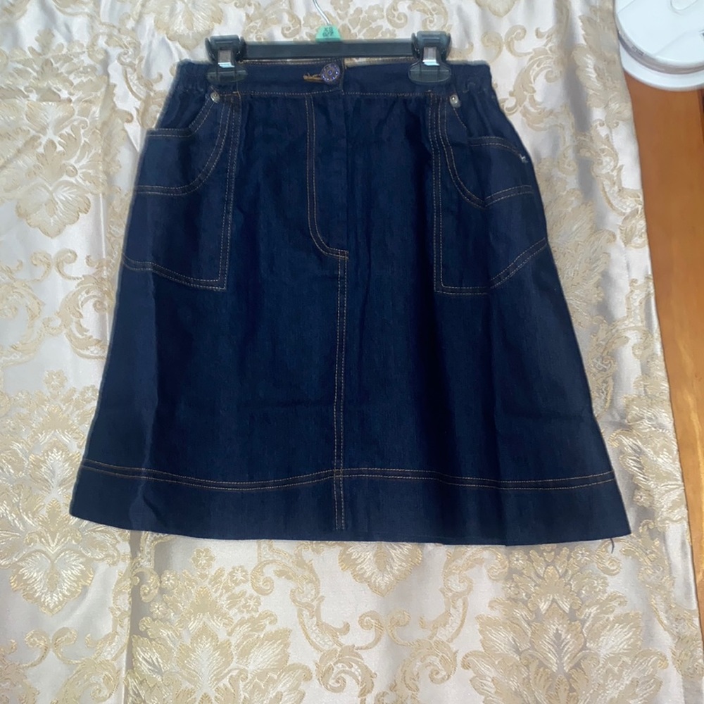 Jean skirt and jacket